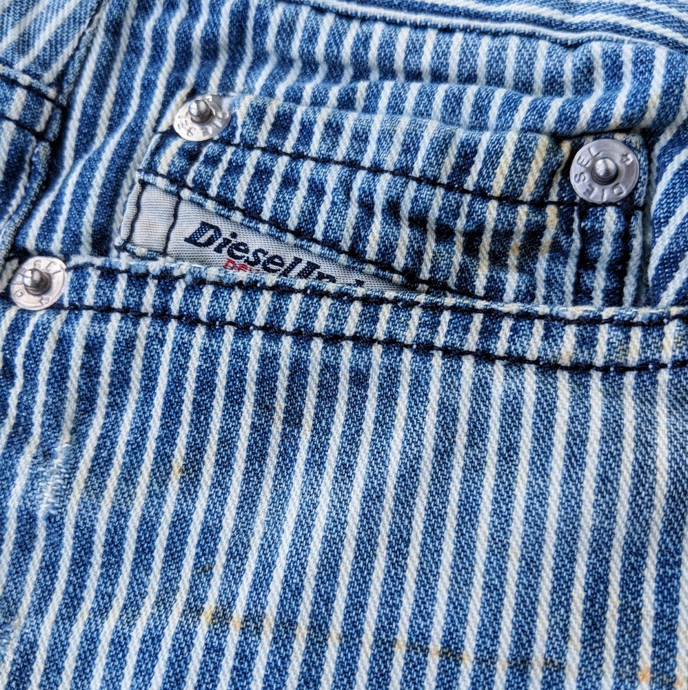 Vintage Striped Diesel Jeans